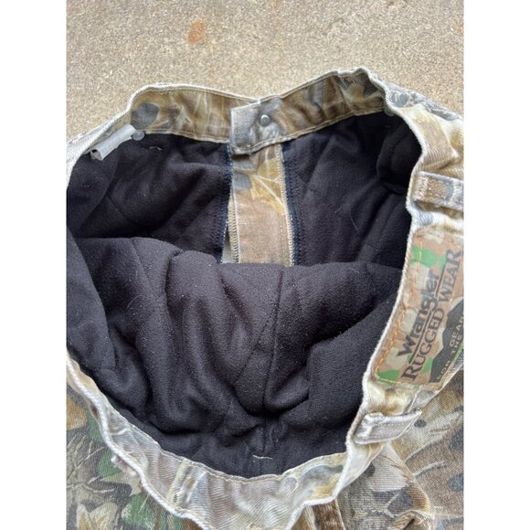 Vintage Mossy Oak Camouflage Mens Lined Hunting Pants  W3 - Picture 10 of 10